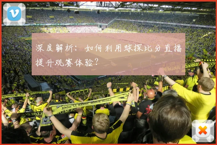 深度解析:如何利用球探比分直播提升观赛体验?